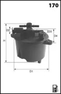 LUCAS FILTERS lfdf207 -  Топливный фильтр